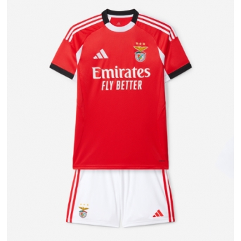 Billige Fotballdrakt Benfica Replika Hjemmedraktsett Barn 2025-26 Kortermet (med bukser)